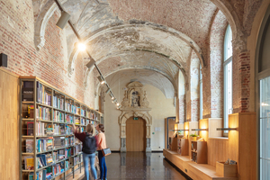  In den Räumen der ehemaligen Bibliothek des Predikherenkloster sind im Südflügel des Kreuzgangs die Spuren der Zeit an der Gewölbedecke gut zu erkennen 